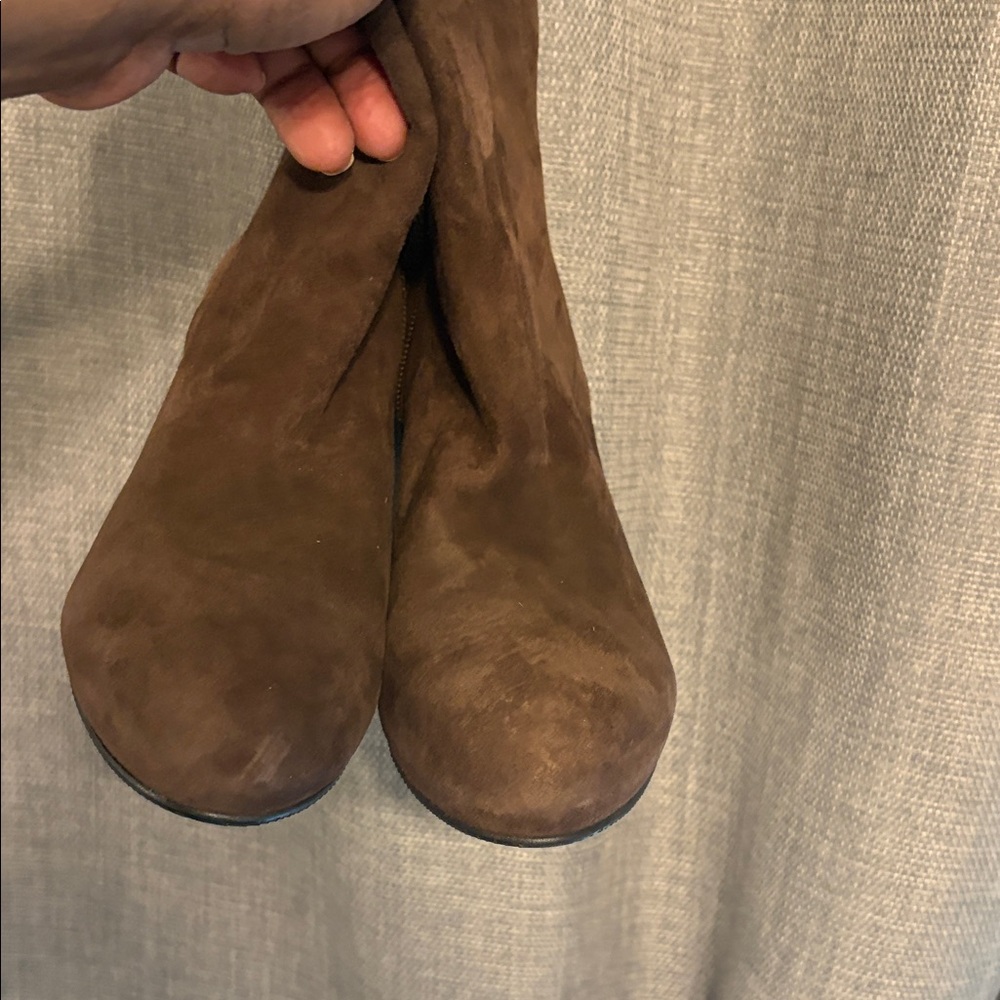 Stuart Weitzman Gianella bootie Brown Suede Boots